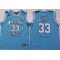 Indiana State Sycamores #33 Larry Bird Light Blue Basketball Jersey