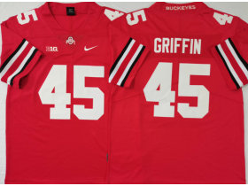 Ohio State Buckeyes #45 Archie Griffin Red Football Jersey