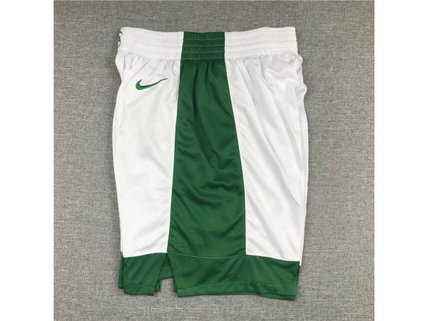 Boston Celtics White Basketball Shorts