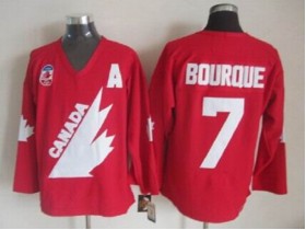 1991 Canada Cup Team Canada #7 Ray Bourque CCM Vintage Jersey - Red/White