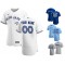 Custom Toronto Blue Jays Flex Base Jersey - White/Royal/Light Blue/Gray 