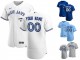 Custom Toronto Blue Jays Flex Base Jersey - White/Royal/Light Blue/Gray 