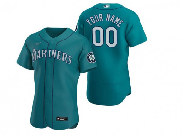 Custom Seattle Mariners Flex Base Jersey