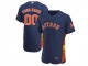 Custom Houston Astros Flex Base Jersey - Orange/White/Gray/Navy 