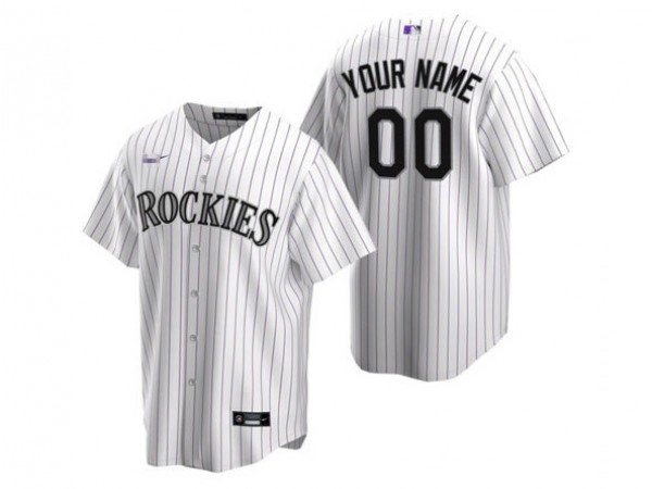 Custom Colorado Rockies Cool Base Jersey - Purpl/White/Gray 