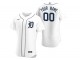 Custom Detroit Tigers Flex Base Jersey - White/Gray 