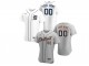 Custom Detroit Tigers Flex Base Jersey - White/Gray 