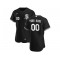 Custom Chicago White Sox Black Flex Base Jersey