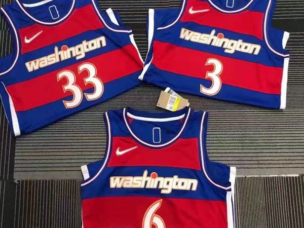 Washington Wizards Blue City Edition Fastbreak Replica Jersey