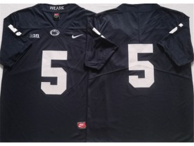 Penn State Nittany Lions #5 Navy College Football Jersey