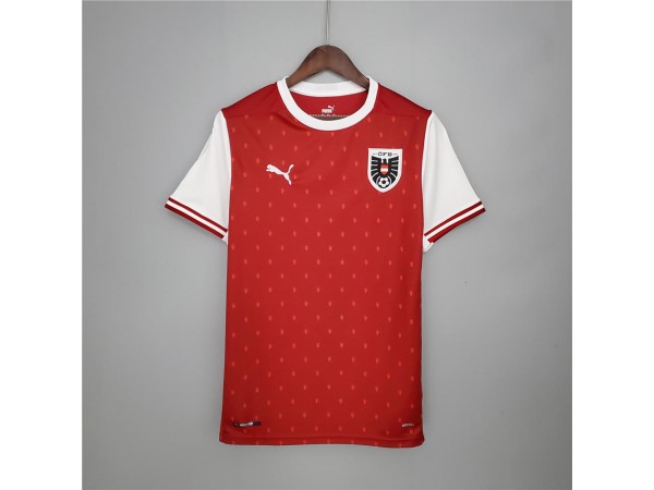 Austria Blank Home Soccer Jersey