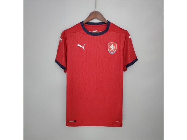 Czech Republic Blank Home Soccer Jersey