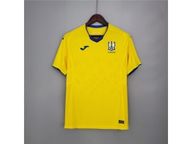 Ukraine Blank Home Soccer Jersey