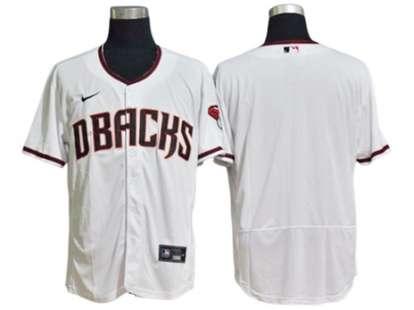 Arizona Diamondbacks Blank White Home Flex Base Jersey