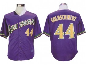 Arizona Diamondbacks #44 Paul Goldschmidt Purple Throwback Jersey