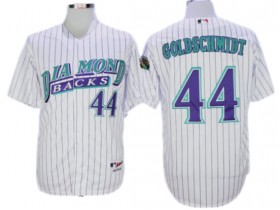 Arizona Diamondbacks #44 Paul Goldschmidt White 1999 Throwback Jersey