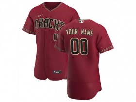 Custom Arizona Diamondbacks Red Flex Base Jersey