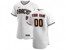 Custom Arizona Diamondbacks White Flex Base Jersey