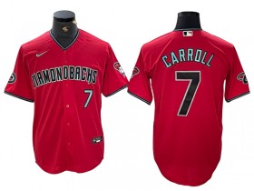 Arizona Diamondbacks #7 Corbin Carroll Red 2024 Cool Base Jersey