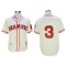 Atlanta Braves #3 Babe Ruth Cream 1935 Throwbacks Jersey