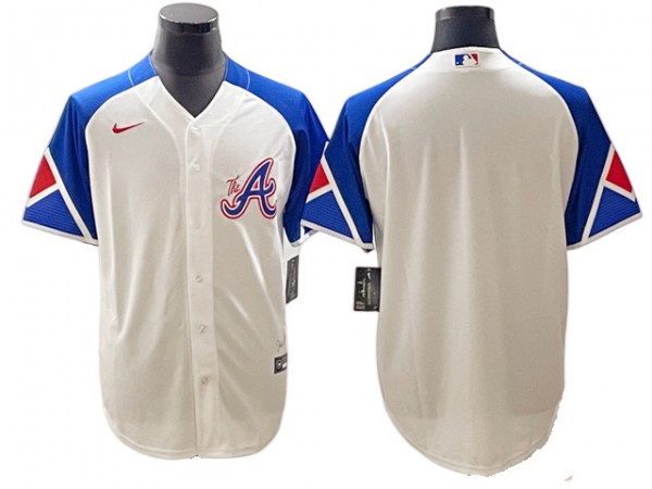 Atlanta Braves Blank White 2023 City Connect Jersey