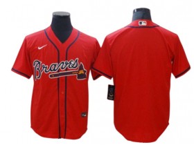 Atlanta Braves Blank Red Alternate Cool Base Jersey