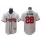 Atlanta Braves #28 Matt Olson White Home Cool Base Jersey