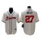 Atlanta Braves #27 Austin Riley Cream Cool Base Jersey