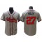 Atlanta Braves #27 Austin Riley Gray Cool Base Jersey