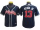 Youth Atlanta Braves #13 Ronald Acuna Jr. Jersey - Red/Navy