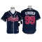 Atlanta Braves #99 Spencer Strider Navy Cool Base Jersey