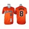 Baltimore Orioles #8 Cal Ripken Orange 1982 Throwback Custom Jersey