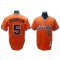 Baltimore Orioles #5 Brooks Robinson Orange Throwback Custom Jersey