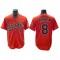 Baltimore Orioles #8 Cal Ripken Orange Limited Jersey