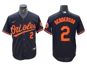 Baltimore Orioles #2 Gunnar Henderson Black Alternate Limited Jersey