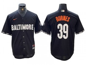 Baltimore Orioles #39 Corbin Burnes Black 2023 City Connect Jersey