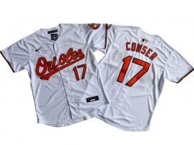 Baltimore Orioles #17 Colton Cowser White Limited Jersey