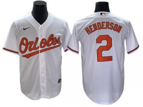 Baltimore Orioles #2 Gunnar Henderson White Cool Base Jersey