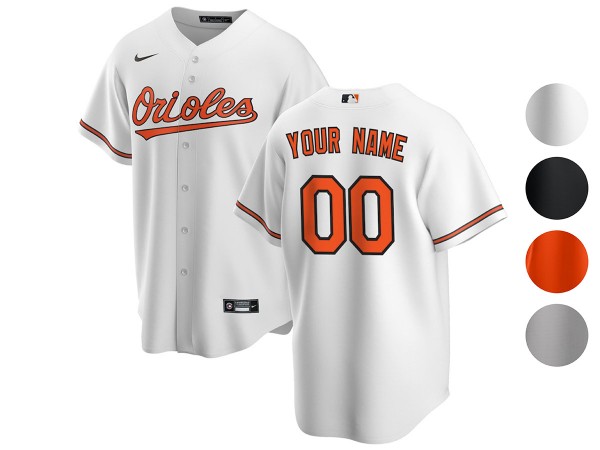 Custom Baltimore Orioles Cool Base Jersey