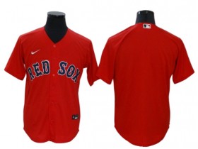 Boston Red Sox Blank Red Alternate Cool Base Jersey