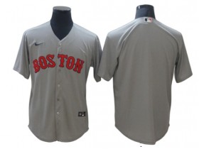 Boston Red Sox Blank Gray Road Cool Base Jersey