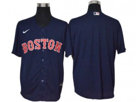 Boston Red Sox Blank Navy Alternate Cool Base Jersey