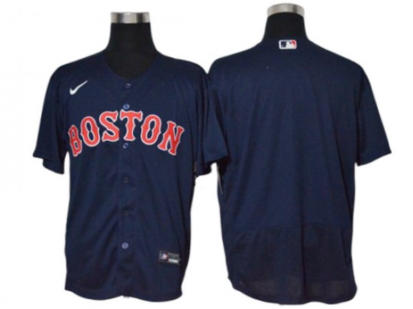 Boston Red Sox Blank Navy Alternate Flex Base Jersey