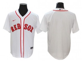 Boston Red Sox Blank White Home Cool Base Jersey