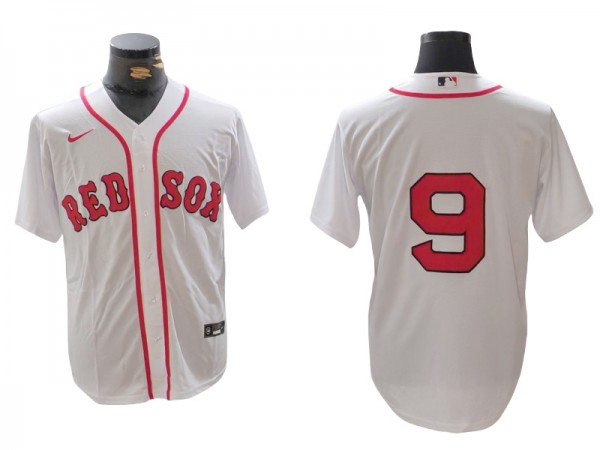 Boston Red Sox #9 Ted Williams White Cool Base Jersey