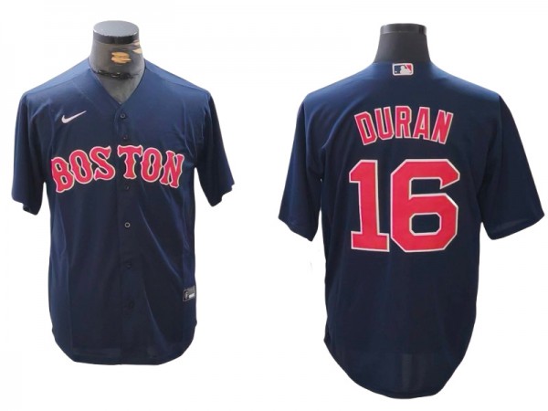 Boston Red Sox #16 Jarren Duran Navy Limited Jersey