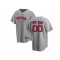 Custom Boston Red Sox Gray Cool Base Jersey