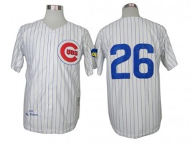 Chicago Cubs #26 Billy Williams White 1969 Throwback Jersey