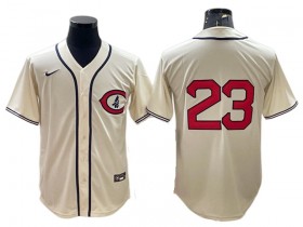 Chicago Cubs #23 Ryne Sandberg Cream Field Of Dreams Jersey