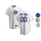 Custom Chicago Cubs Cool Base Jersey - Blue/White/Gray 